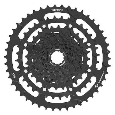 Afbeelding van Shimano Cues Lg300 9 Cassette Zilver 9s / 11 46t