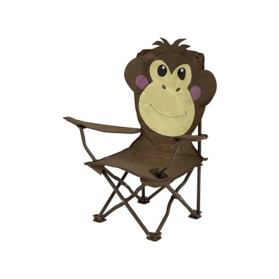 Afbeelding van Eurotrail Kindervouwstoel Ardeche Animal Staal Monkey