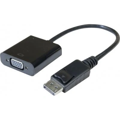 Afbeelding van Exertis Connect DisplayPort 1.2 naar VGA converter, St. / Bu., Zwart Voor het aansluiten van (VGA, 9.50 cm), Data + Video Adapter,