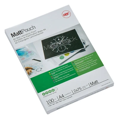 Image de GBC pack de 100 mat pochettes plastifiées