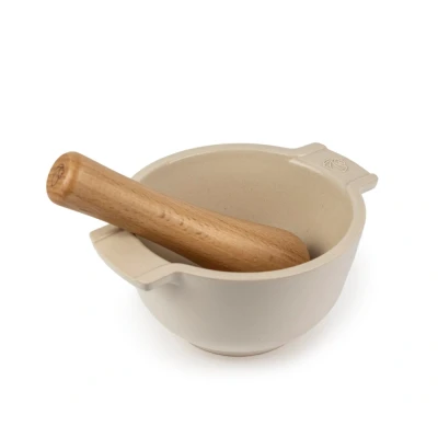 Afbeelding van Peugeot Appolia Vijzel &amp; Stamper Ø14 Cm Ecru Keramiek