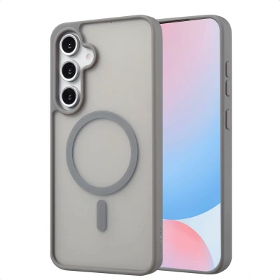 Afbeelding van imoshion Hoesje Geschikt voor Samsung Galaxy S24 FE Color Guard Backcover MagSafe Grijs