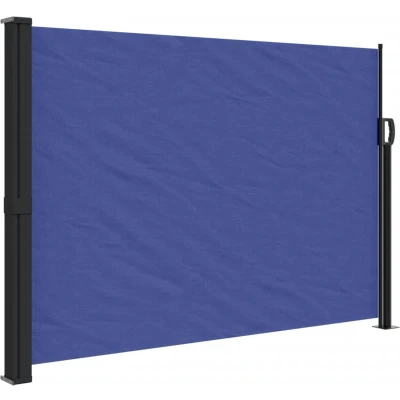 Afbeelding van Windscherm uittrekbaar 140x600 cm blauw