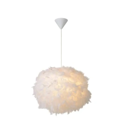 Afbeelding van Lucide GOOSY SOFT Hanglamp 1xE27 Wit