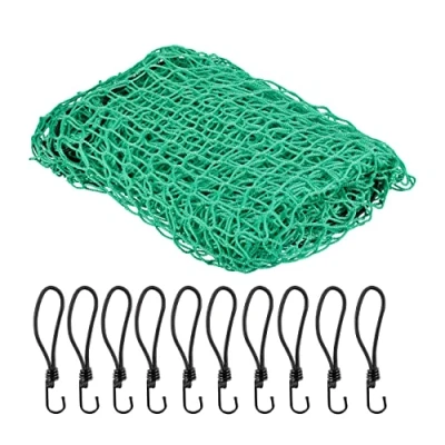Afbeelding van Relaxdays aanhangernet 2,5 x 3,5 cm groen aanhangwagen afdeknet aanhanger groot