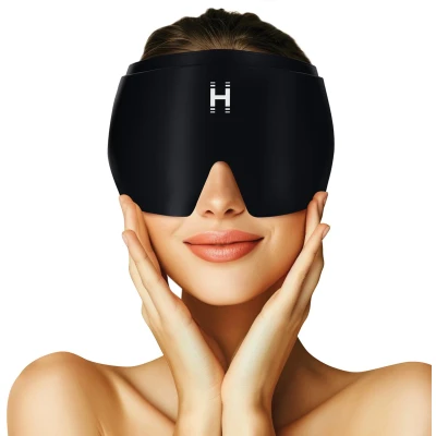 Afbeelding van HoMedics Hot and Cold Compression sleeve Voor het hoofd koeling Anti Migraine Hoofdpijn masker Warmte en Koude Therapie hot/cold pack