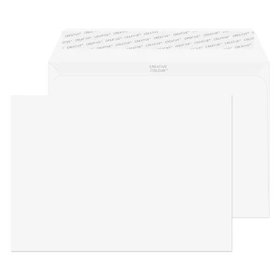 Afbeelding van Creative Colour 355 enveloppen, C5, 162 x 229 mm, 120 g/m², met zelfklevende en krijt, wit, 500 stuks