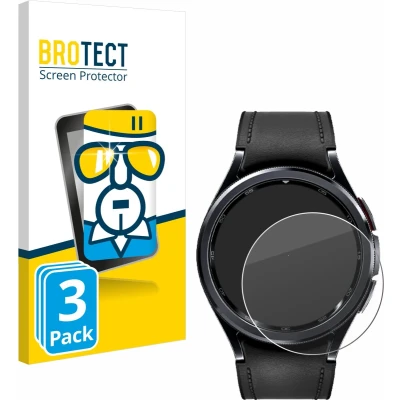 Afbeelding van BROTECT Glas Screenprotector voor Samsung Galaxy Watch 6 Classic (47 mm) Gehard Beschermglas 9H (3 Stuks)