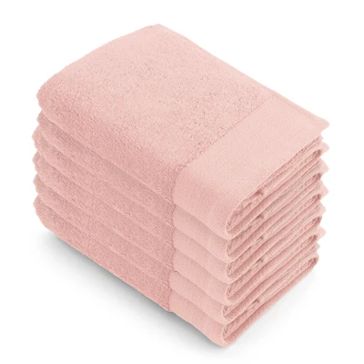Afbeelding van 6x Walra Handdoek Soft Cotton 50x100 Roze