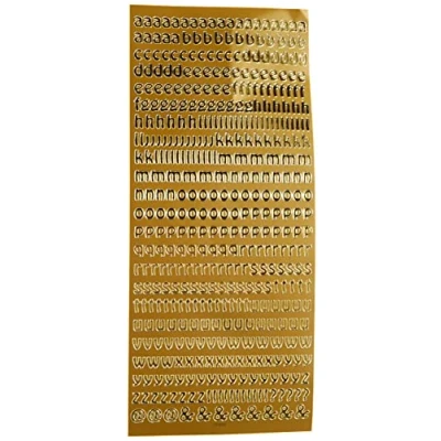 Afbeelding van Kleine Anita contourstickers, goud