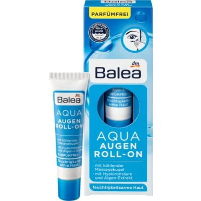 Afbeelding van Aqua Eye Roll On oogcrème met verfrissende massagebal algenextract lang hydrateert 15 ml