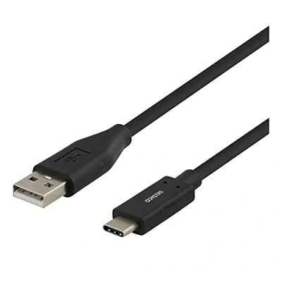 Afbeelding van Deltaco USB naar C Kabel 2 meter Black