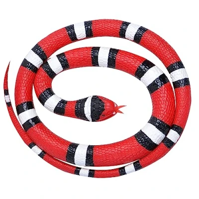 Afbeelding van Wild Republic Slang Scharlaken Junior 117 Cm Rubber Rood