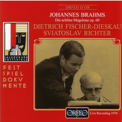 Afbeelding van Dietrich Fischer Dieskau Die Schöne Magelone Op. 33Live 1970 (CD)
