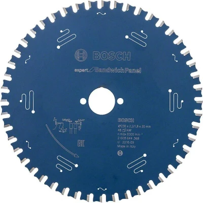 Image de BOSCH 2608644368 lame de scie circulaire Expert pour panneaux sandwich, 230 x 30 mm, 48T