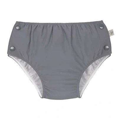 Afbeelding van Lässig Zwembroekje met luier en drukknopen Splash &amp; Fun, grey, 07 12 mnd maat 74/80