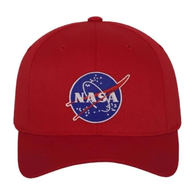 Afbeelding van Nasa Officieel gelicentieerd onder Insignia Flexfit Cap, Rood