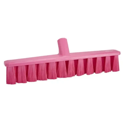 Afbeelding van Vikan Bezems en Vegers UST Vloerveger Roze Medium Vezels 400mm