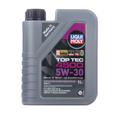 Afbeelding van Motorolie Liqui Moly Top Tec 4500 5W30 C1 1L 2317