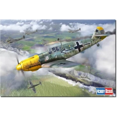 Afbeelding van 1:48 HobbyBoss 81792 Messerschmitt Bf109E 4 Propeller Vliegtuig Plastic Modelbouwpakket