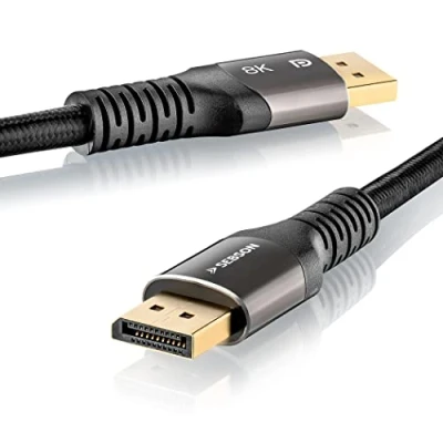 Afbeelding van SEBSON DisplayPort kabel 3 m DP 1.4 stekker / 8K/60Hz 4K/144Hz 2K/240Hz naar voor monitor, pc, games