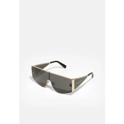 Afbeelding van Dolce&amp;Gabbana Unisex Zonnebril goldcoloured/dark grey, Maat: 44, Gold coloured/dark grey