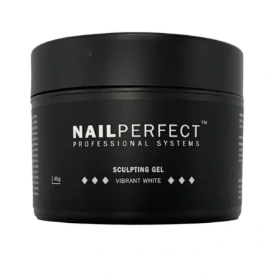 Afbeelding van NailPerfect LED/UV Sculpting Gel Vibrant White 45gr Haibu by Kapperskorting.com