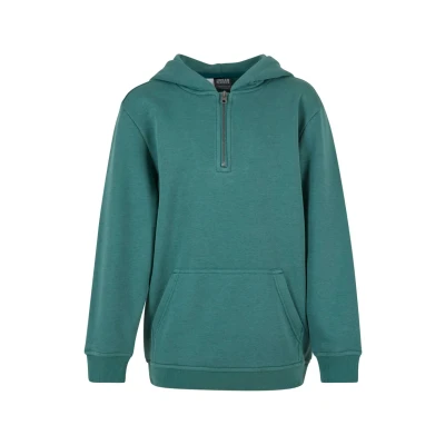 Afbeelding van Urban Classics BOXY ZIP Hoody Hoodie voor kinderen, Maat: 134/140, Paleleaf