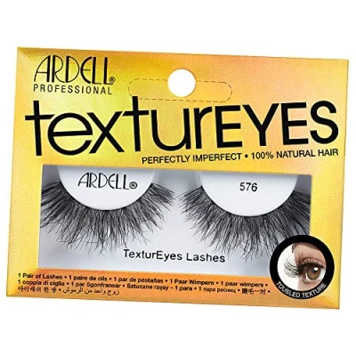 Afbeelding van Ardell TexturEyes Lash 576 Nepwimpers Vol volume, lange lengte Invisiband voor een naadloze look en comfortabel dragen 100% natuurlijk haar