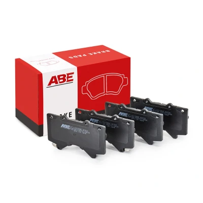 Afbeelding van ABE C12129ABE Remblokkenset Vooras Low Metallic Met akoestische slijtagewaarschuwing TOYOTA: Land Cruiser 200, Prado 150, LEXUS: LX III