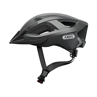 Afbeelding van ABUS Aduro 2.0 City Helmet Allround fietshelm in sportief design voor het stadsverkeer dames en heren, donkergrijs, maat L