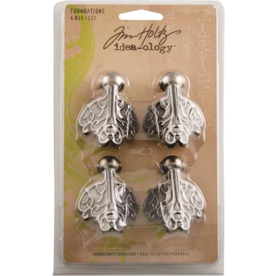 Afbeelding van Tim Holtz Idea ology Foundation, zilverkleurig, 4 Stuk