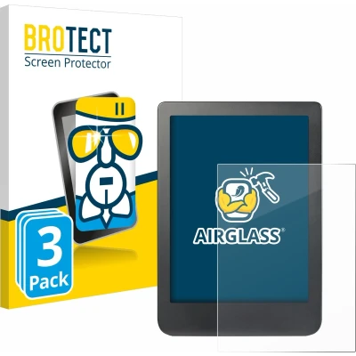 Afbeelding van BROTECT Screenprotector voor Kobo Clara HD (6&quot;) / BW Colour Folie Beschermfolie Beschermglas transparant (3 Stuks)