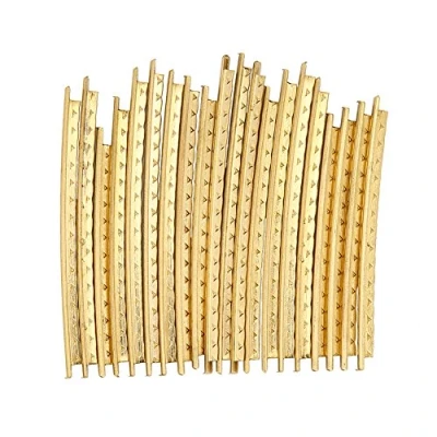 Afbeelding van 20 reservedraden, 2 mm, messing, voor westerngitaren, reservedraad
