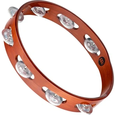 Afbeelding van Meinl Hand Tambourine TA1A AB, African Brown #AB Tamboerijn