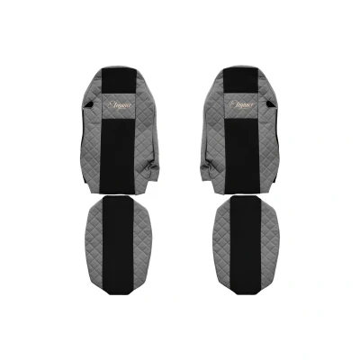 Afbeelding van F CORE Elegance Q FX06 GRAY Stoelhoes Grijs Textiel, Kunstleer