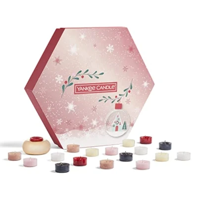 Afbeelding van Yankee Candle Snow Globe Wonderland 18 Tealight &amp; 1 Holder Gift Set