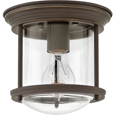 Afbeelding van Hinkley LED Plafond Badkamerlamp Hadrian 1X E27 Max 60W IP44 Dimbaar Oil Rubbed Bronze