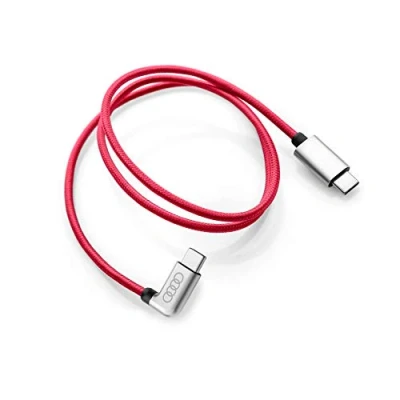 Afbeelding van Audi 8S0051435L oplaadkabel USB C haaks rood