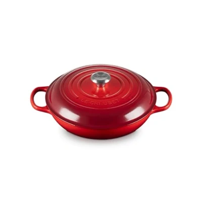 Image de LeCreuset Campagnard Rouge Cerise 30cm 3.5l