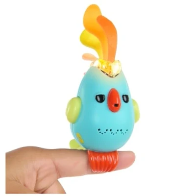 Afbeelding van Fingerlings Sweet Tweets Interactive Bird: Lionel, registreert en speelt geheime berichten, meer dan 40 geluiden reacties, blauw