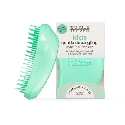 Afbeelding van Tangle Teezer De originele mini ontwarrende haarborstel Perfecte handpalmgrootte voor kinderen en reizen Ideaal nat droog haar Vermindert ongewenste haren