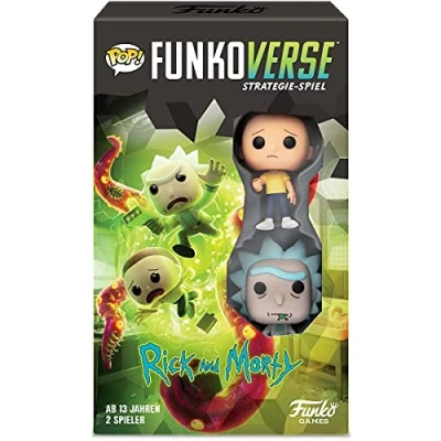 Afbeelding van Funko Games Funkoverse Rick and Morty 2 stuks (Duitse taal) Light Strategy Board Game voor kinderen en volwassenen (leeftijd 10+) 4 spelers verzamelfiguur van vinyl cadeau idee