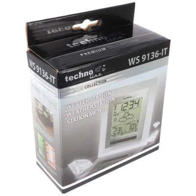 Afbeelding van Premium weerstation WS 9136 IT met buitensensor, voor 2x AA mignon batterijen