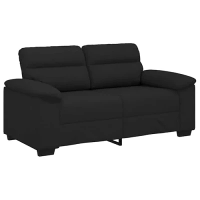 Afbeelding van vidaXL 2 zitsbank 120 cm stof zwart