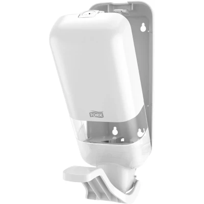 Image de TORK 564100 distributeur de savon et désinfectant pour les mains avec bras blanc, S4