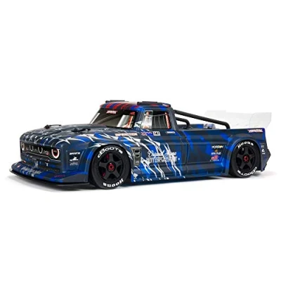 Afbeelding van ARRMA 1/7 Introction 6S BLX V2 All Road RC RTR Truck (zender en ontvanger inbegrepen, batterijen oplader vereist), blauw, ARA7615V2T1