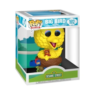 Afbeelding van Sesame Street Big Bird (Pop! Deluxe) vinylfiguur 1612 Funko Pop! meerkleurig