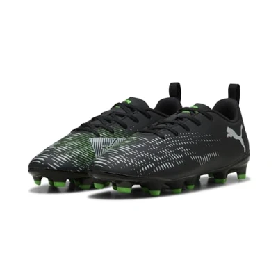 Afbeelding van PUMA FUTURE 8 PLAY FG/AG Jr Unisex Sportschoenen Black Cool Light Gray Fluo Green