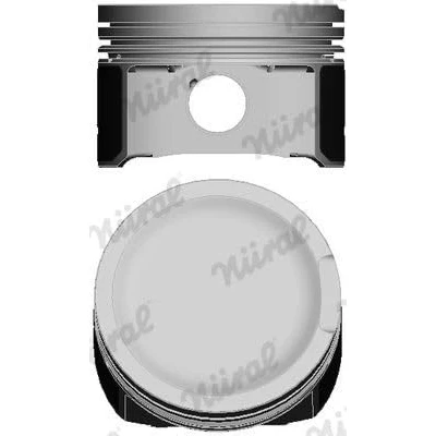 Afbeelding van NÜRAL 87 502900 30 Zuiger 81 voor trapesiumvormige drijfstang VOLKSWAGEN: Golf 4, Polo IV Hatchback